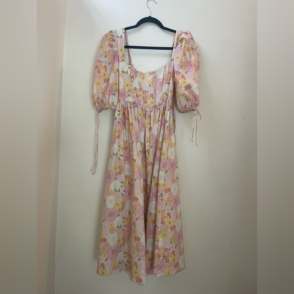 Carrie midi dress for love and lemons - Picture 6 of 8